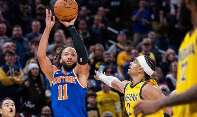 布伦森25分内姆布哈德31分 尼克斯绝杀步行者