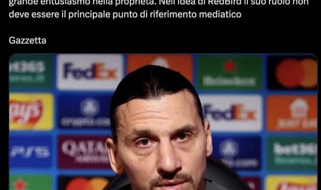 意甲媒体透露：米兰俱乐部警告伊布拉希莫维奇，规范自身在媒体前的言行