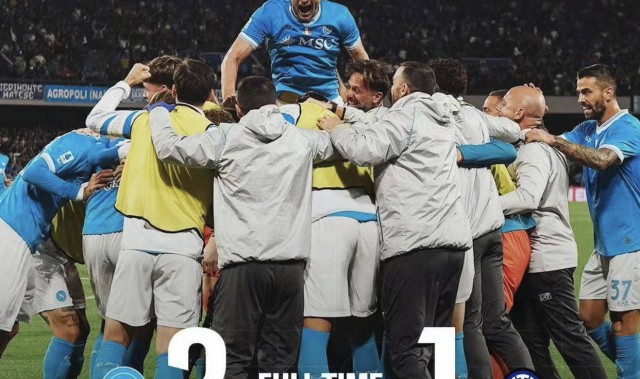 那不勒斯3-1终结国米7连胜，孔蒂执教风格遭质疑，意甲争冠形势激烈