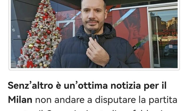 意甲知名评论员：菲尔克鲁格只是米兰的权宜之计，因为冬窗期预算有限，没钱投入