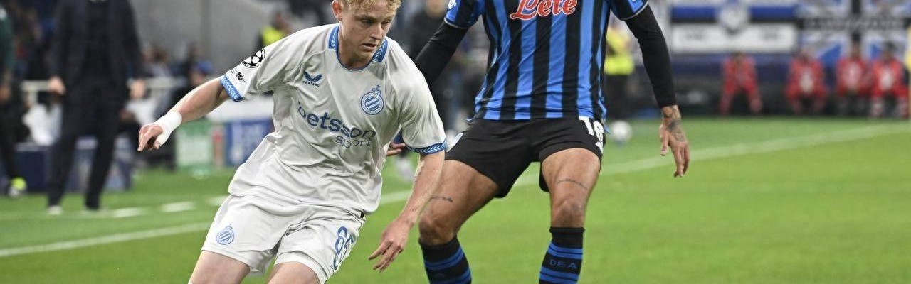 欧冠：2-1，30岁米兰旧将一剑封喉，助意甲第6逆转布鲁日，迎首胜