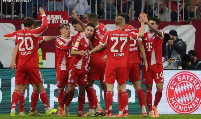 德甲进球榜：拜仁44球领跑！药厂、法兰克福并列第2！